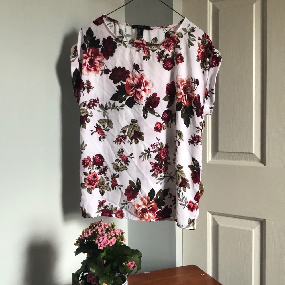 Forever 21// short sleeve blouse